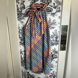 J. Crew Multicolor Plaid Dress